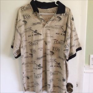 Puritan Bass Fishing Polo